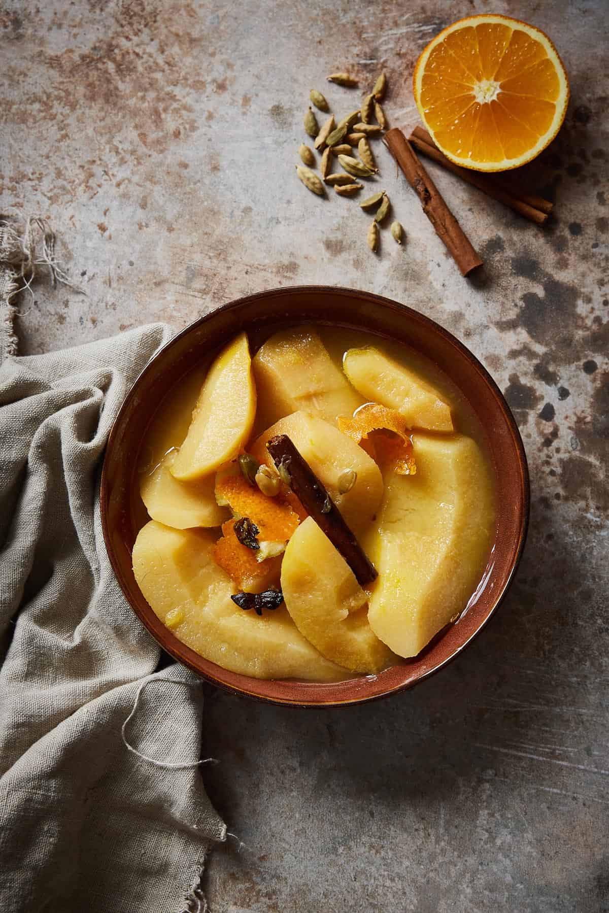 Stewed quince