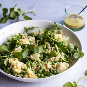 Watercress salad with couscous