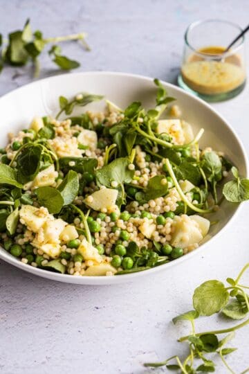 Watercress salad with couscous
